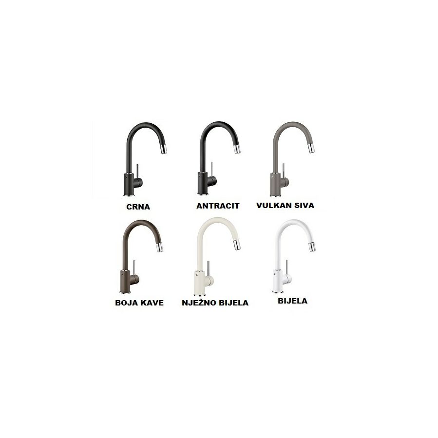 Slavina Blanco Mida-S VT SILGRANIT™-Look