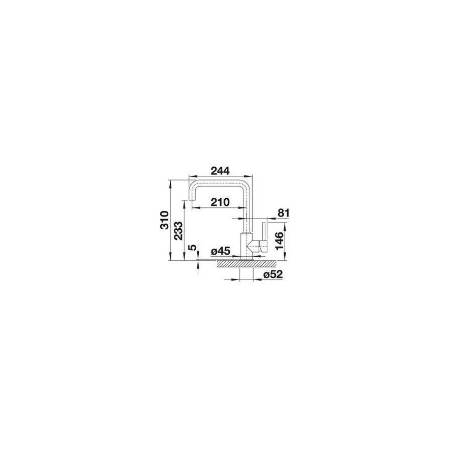 Slavina Blanco Mili VT crna 526159