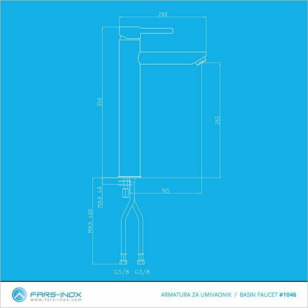 Slavina Fars-Inox 1046 VT