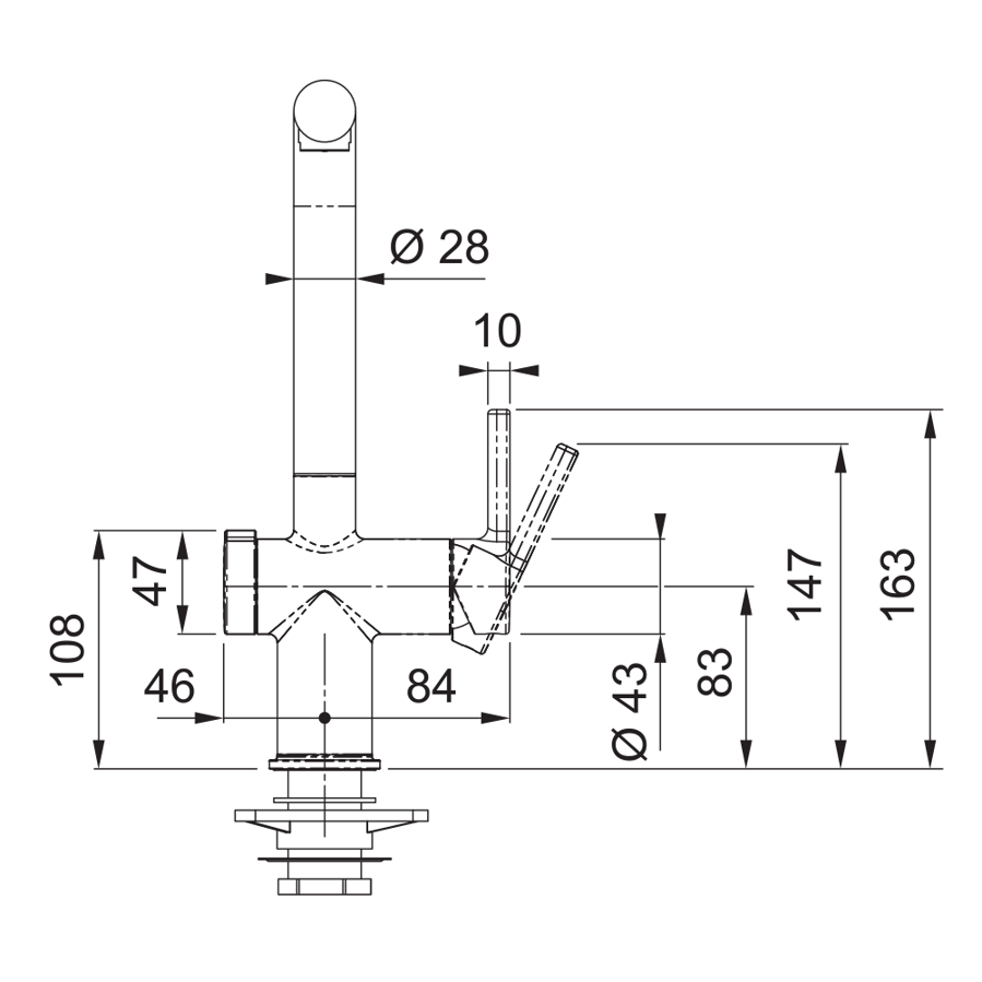 Slavina Franke Active Twist-D VT inox optik 115.0653.505