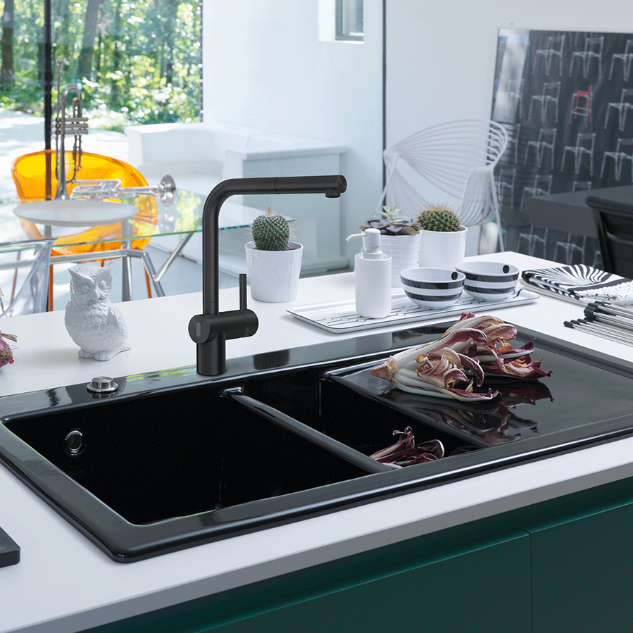 Slavina Franke Atlas Neo-D Sensor VT crni inox 115.0625.527