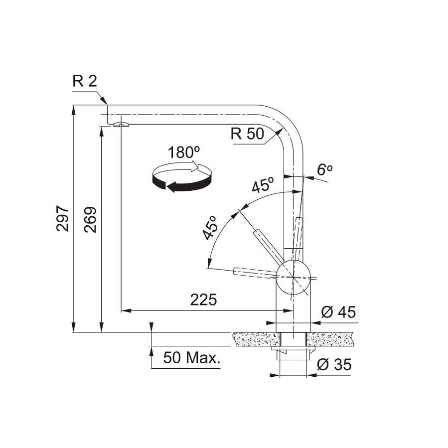 Slavina Franke Atlas Neo-D Window VT inox 115.0521.439