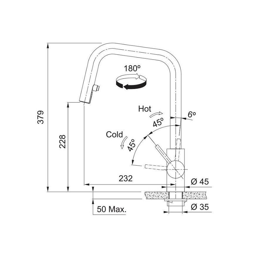 Slavina Franke Kubus-D VT inox 115.0529.207