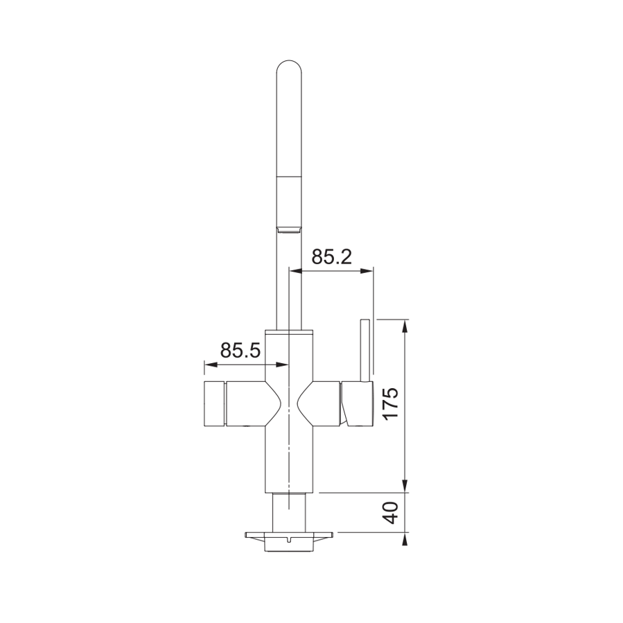 Slavina Franke Water Hub Sparkling 5u1 VT inox 160.0708.956