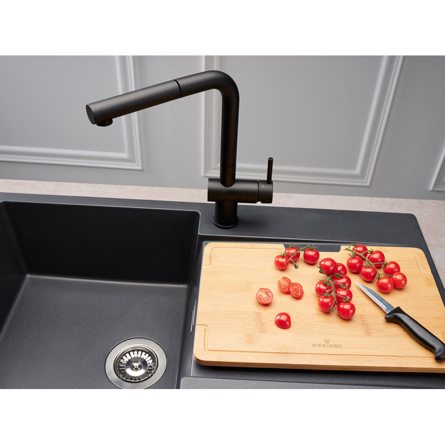 Slavina Reginox Cedar VT tuš Total Black