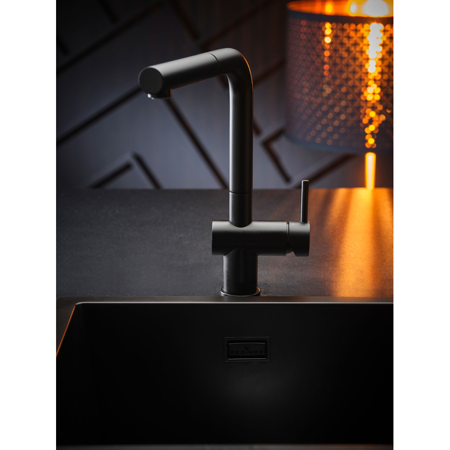 Slavina Reginox Cedar VT tuš Total Black