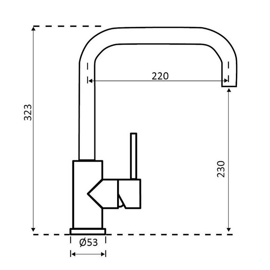Slavina Reginox Crystal bakar