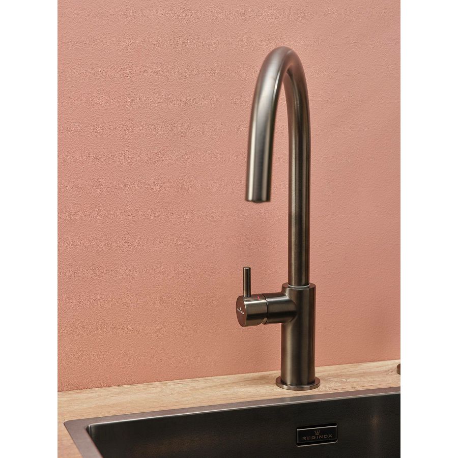 Slavina Reginox Levisa VT Gun Metal Silver