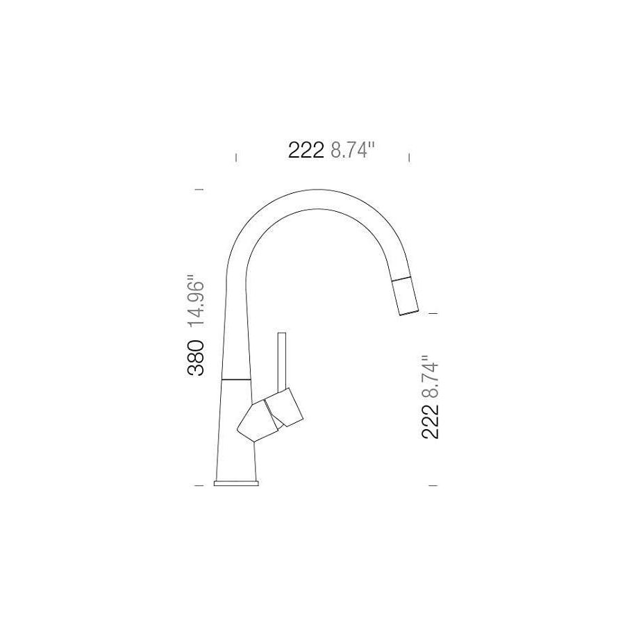 Slavina Schock Conos SS s tušem 528.120