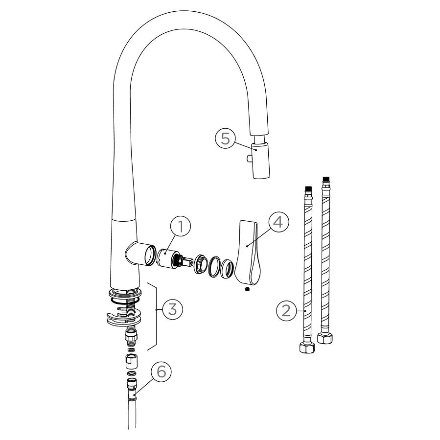 Slavina Schock Gota 521.120S/W crna
