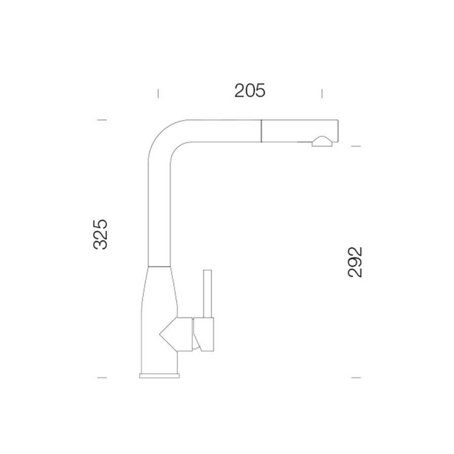 Slavina Schock Keto četkani čelik tuš 518.120
