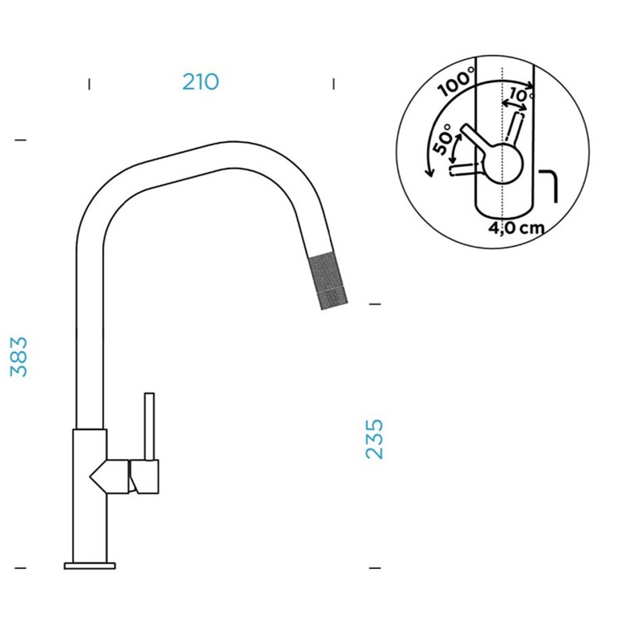 Slavina Schock Talinos 545.120 VT EDM