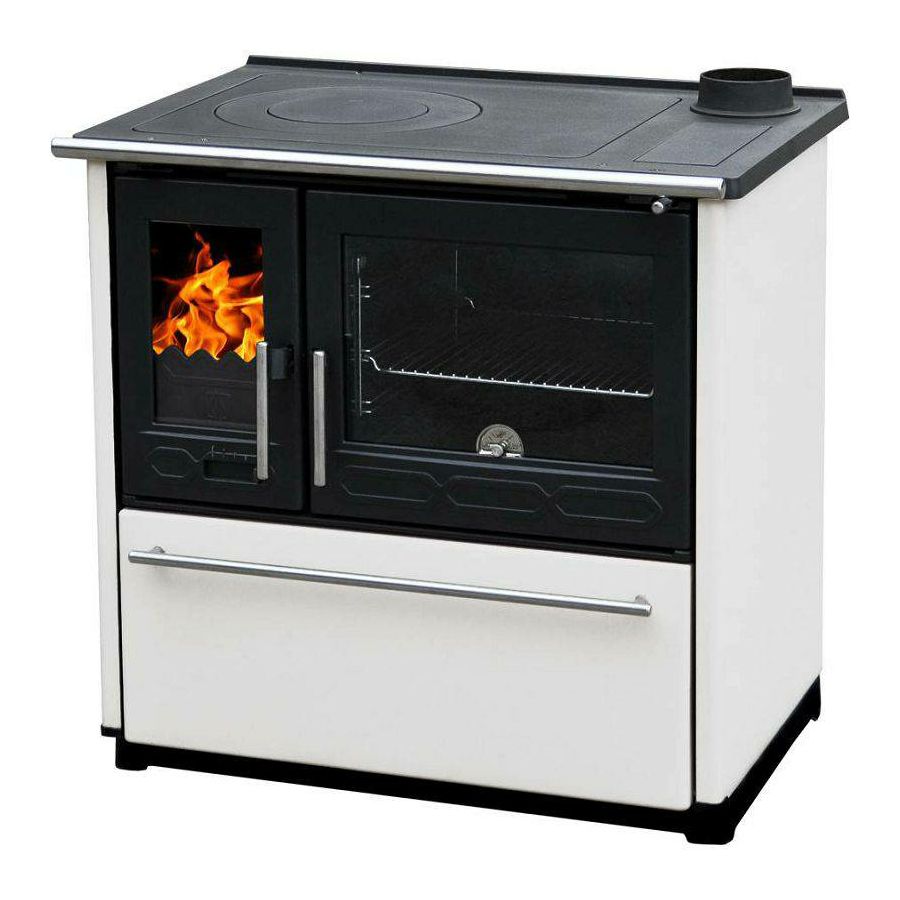 Štednjak Plamen 850 GLAS N bijeli desni