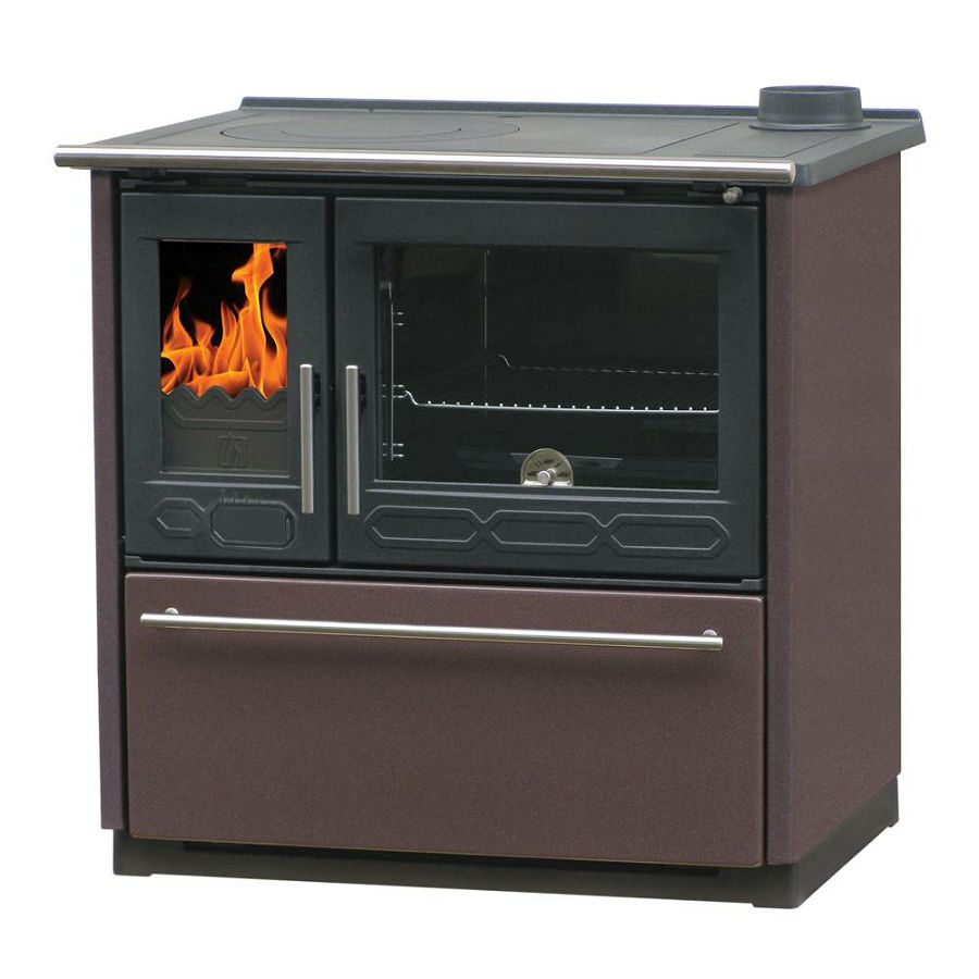 Štednjak Plamen Termo Glas braun desni