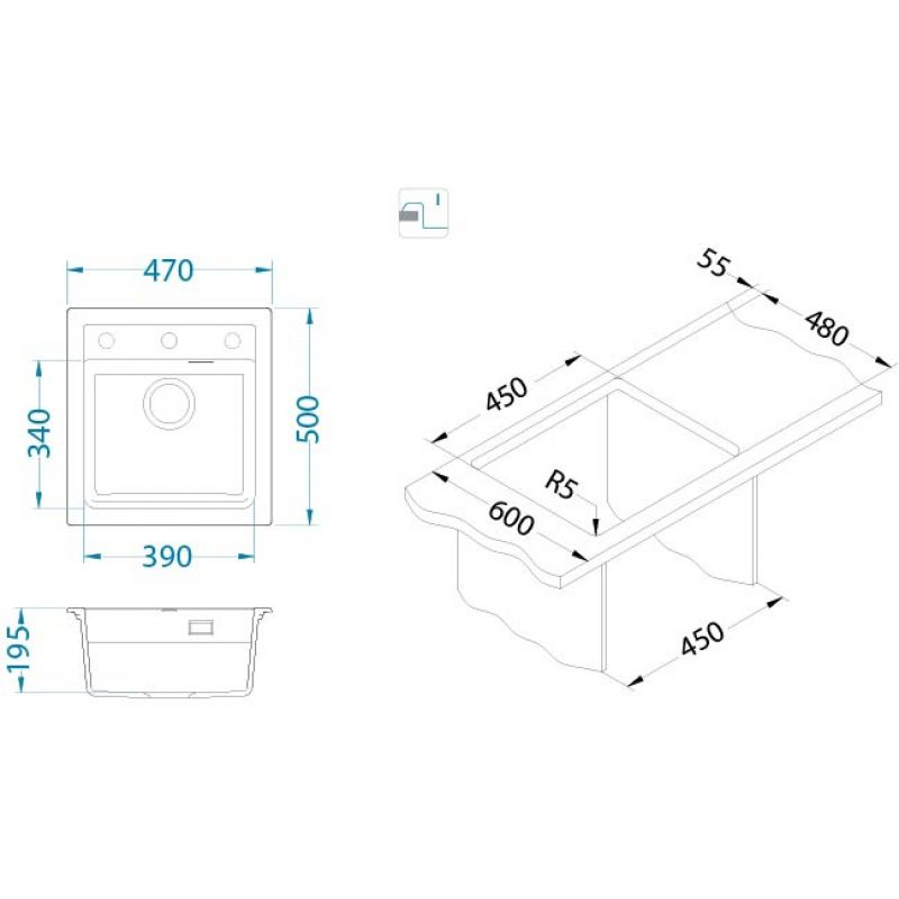 Sudoper Alveus ATROX 20 I/U