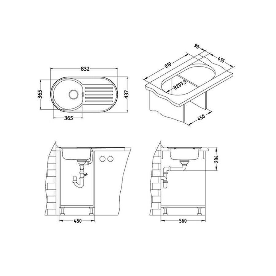Sudoper Alveus FORM 40 NAT grt 1037282