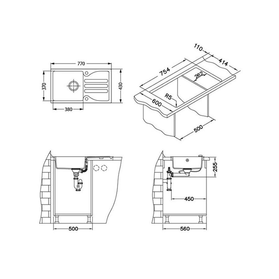 Sudoper Alveus GALAPAGOS 30 I