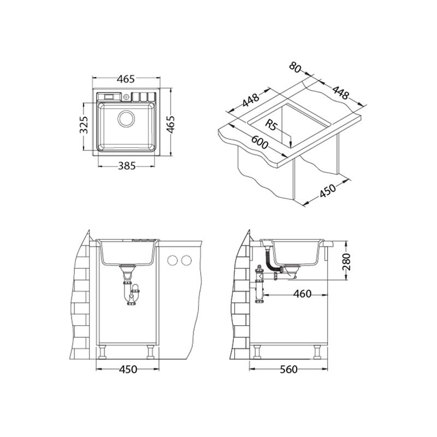 Sudoper Alveus NIAGARA 20 I
