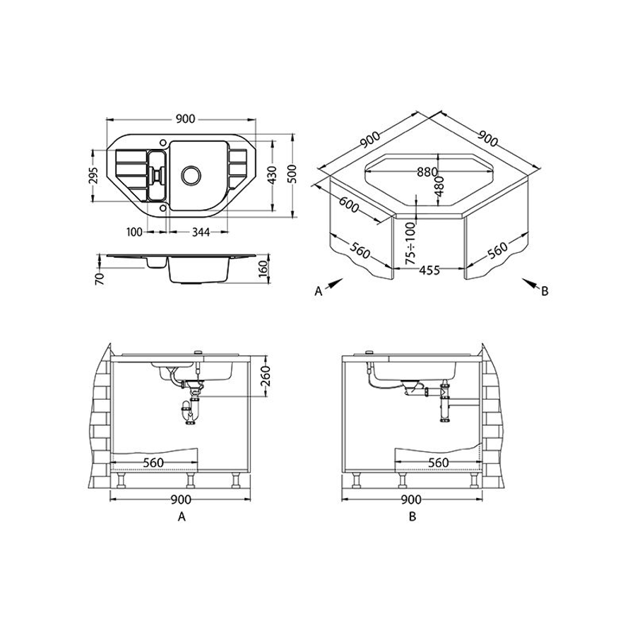 Sudoper Alveus NIAGARA 60 I