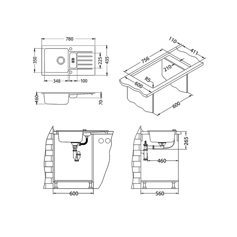 Sudoper Alveus NIAGARA 70 I