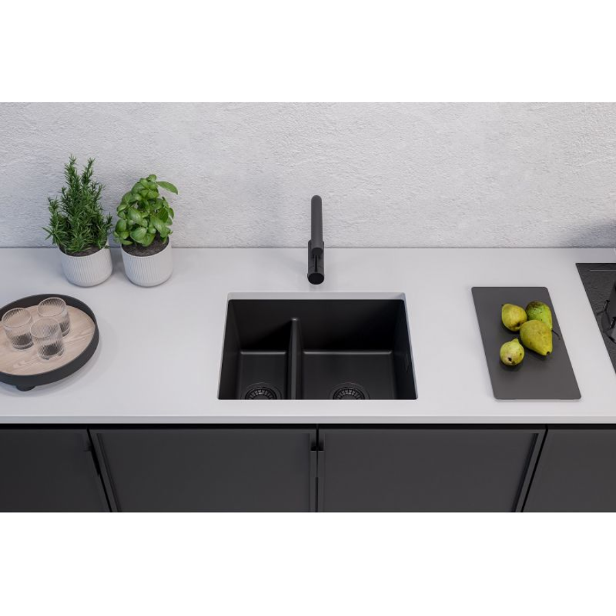 Sudoper Alveus OMNI 50 I/U deep black - black edition