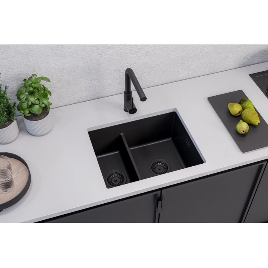 Sudoper Alveus OMNI 50 I/U deep black - black edition