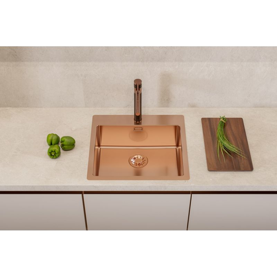 Sudoper Alveus PURE QC 70 F/S grt copper 1149647