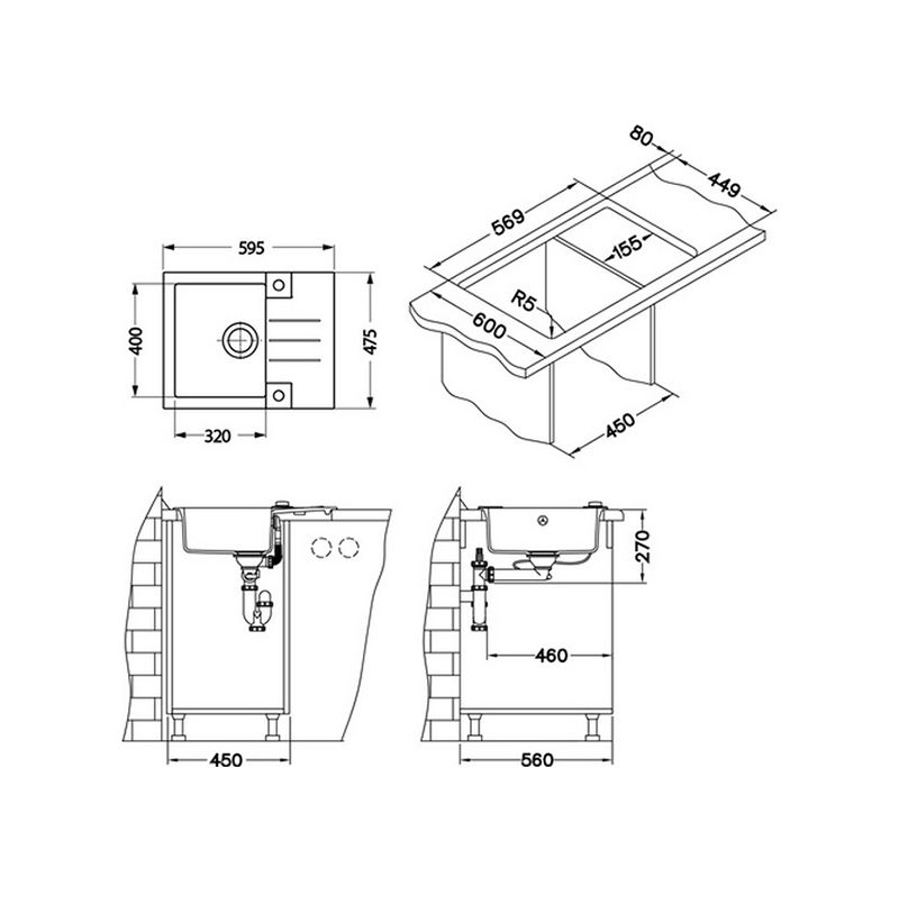 Sudoper Alveus ROCK 30 I