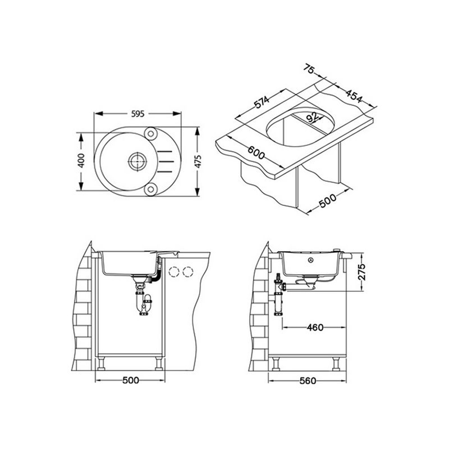 Sudoper Alveus ROLL 40 I