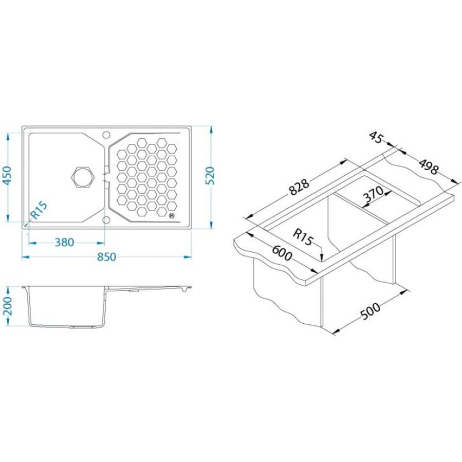 Sudoper Alveus SENSUAL 30 I