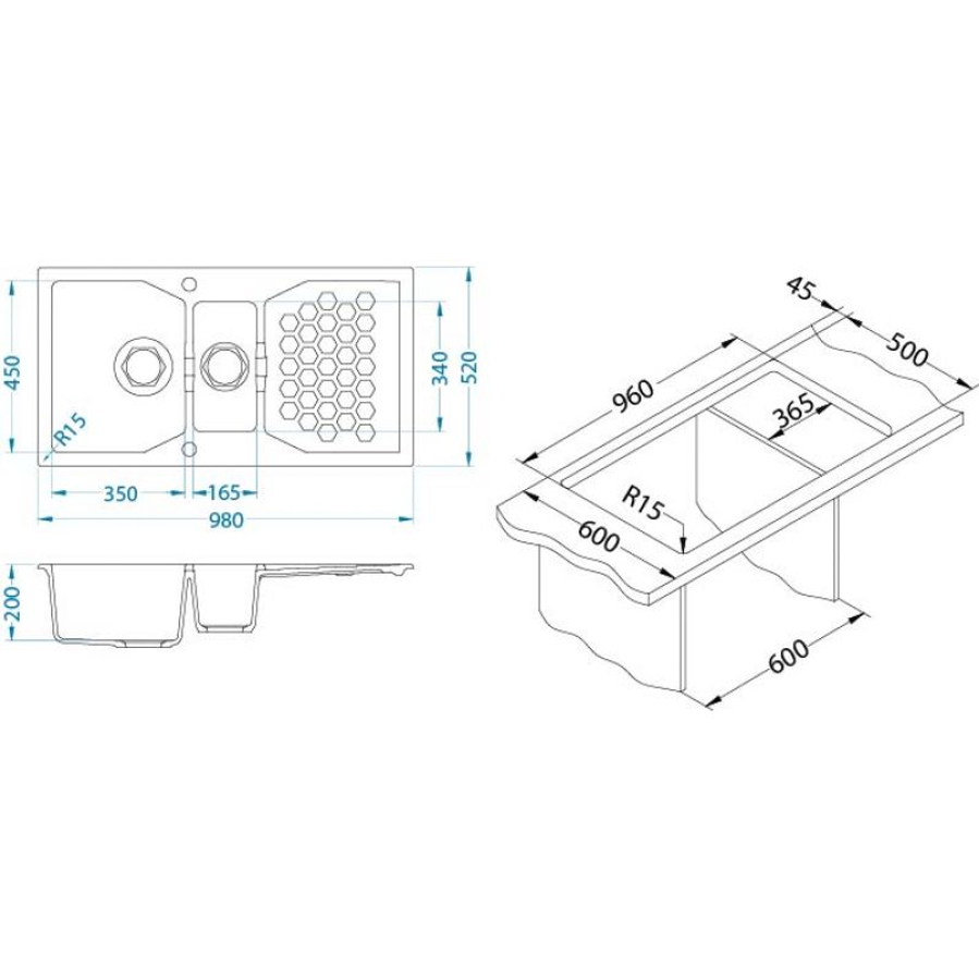 Sudoper Alveus SENSUAL 70 I