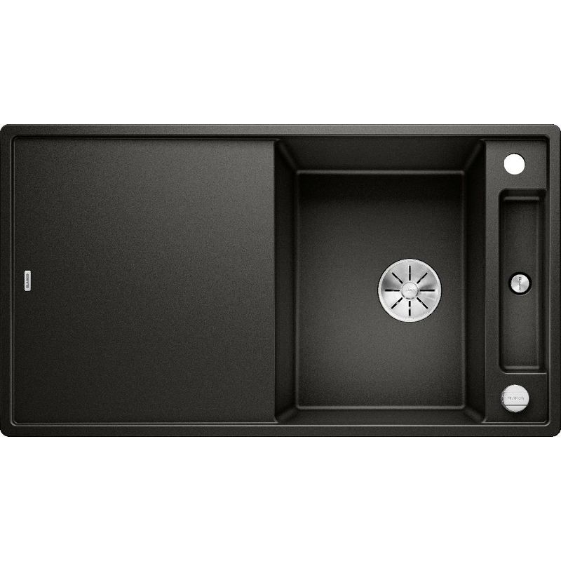 Sudoper Blanco Axia III 5S Silgranit, daska staklo, s dalj.