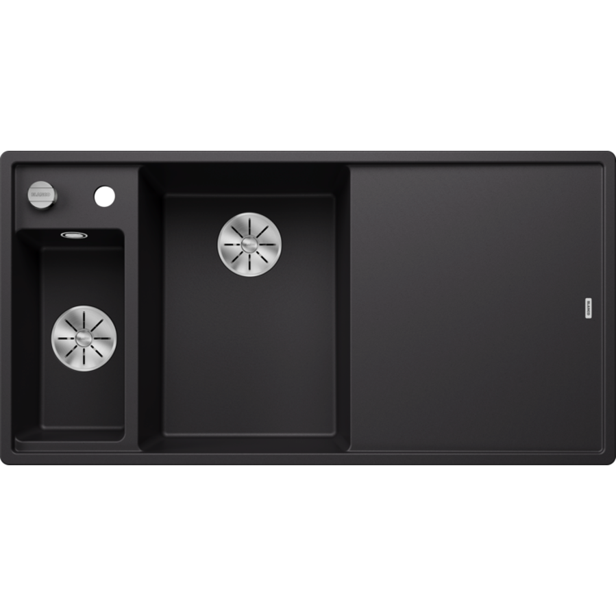 Sudoper Blanco Axia III 6S lijevi In-Fino daska drvo + pribor 525849