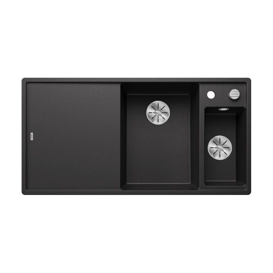 Sudoper Blanco Axia III 6S Silgranit, daska staklo, s dalj.