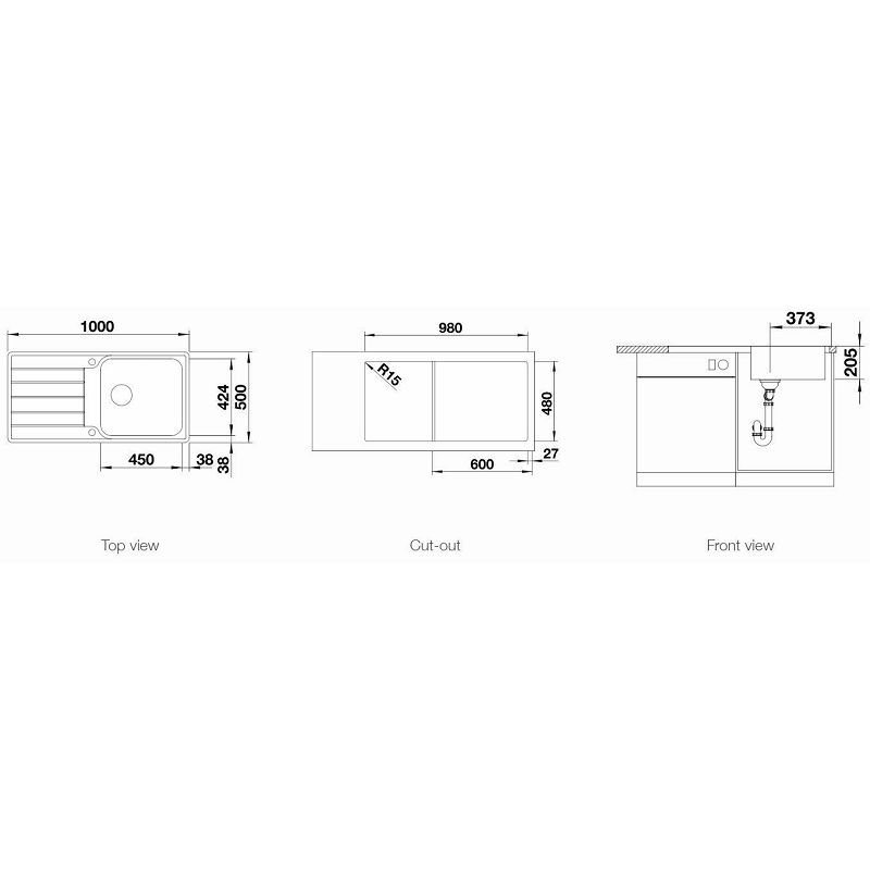 Sudoper Blanco Classimo XL 6S-IF InFino s dalj. 525327