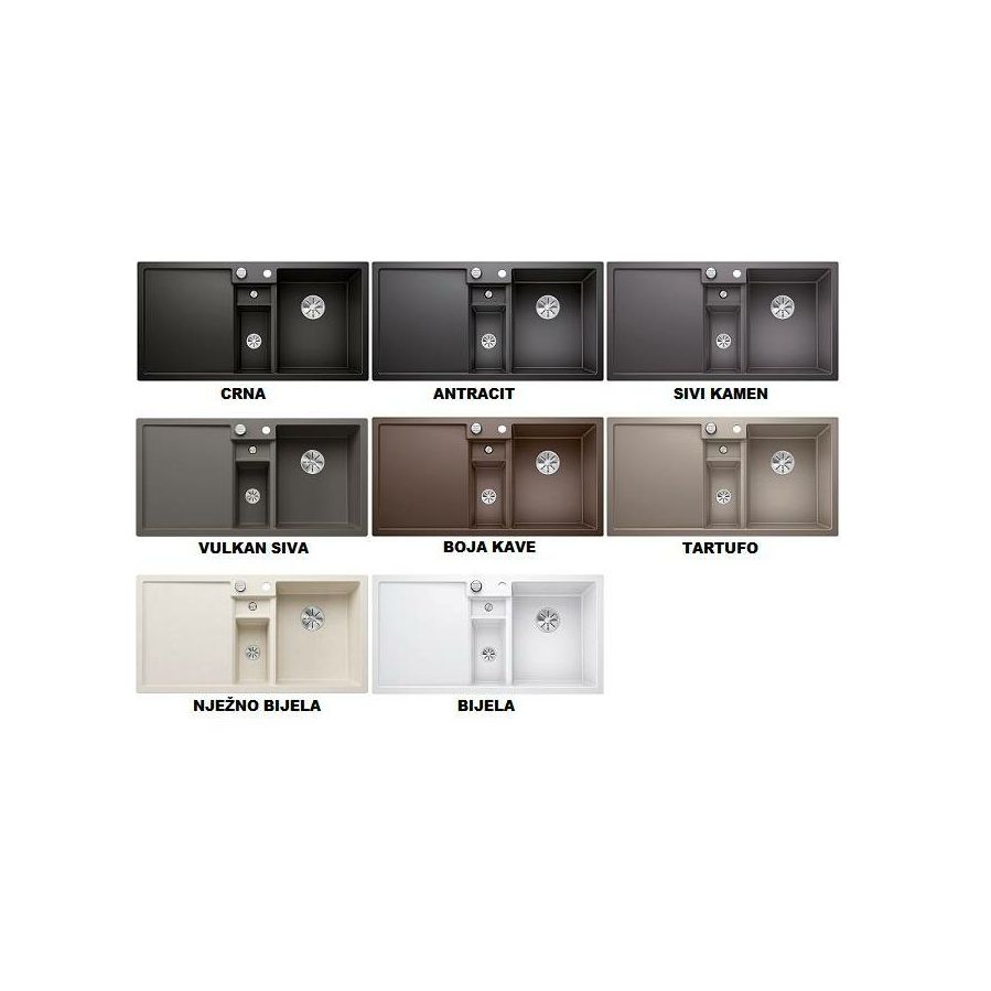 Sudoper Blanco Collectis 6S Silgranit, s dalj.