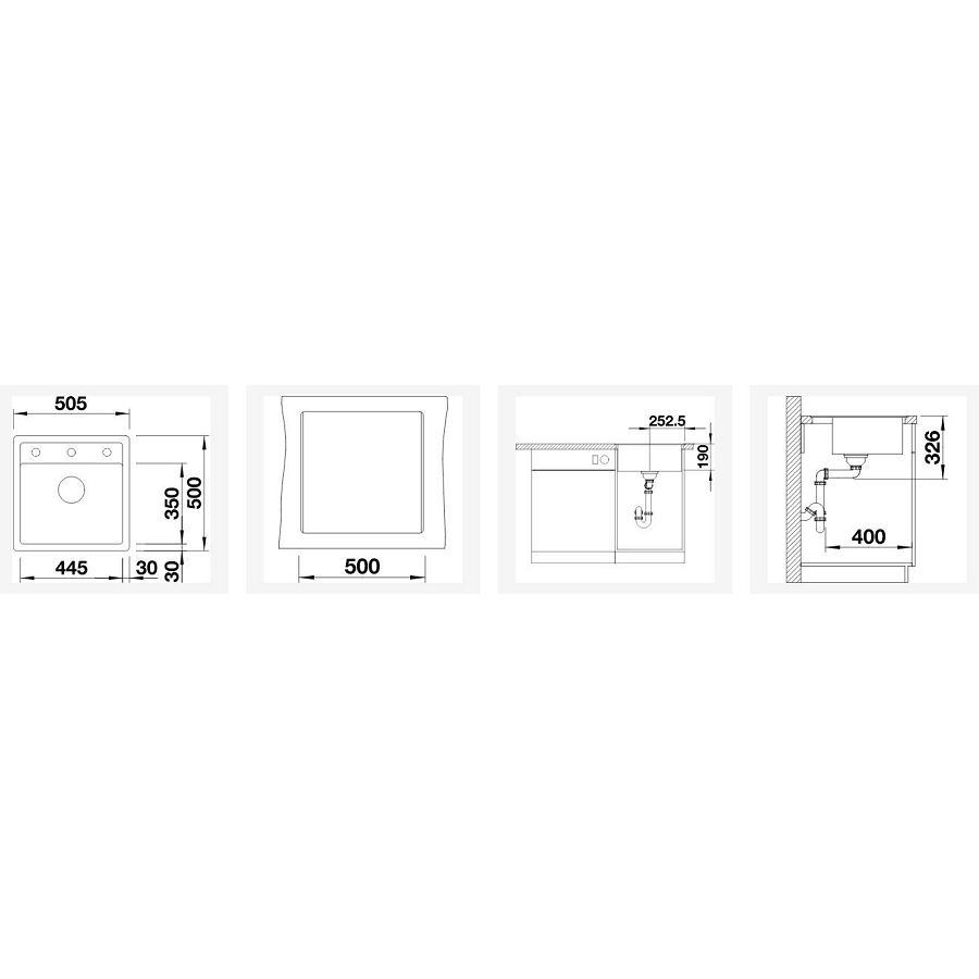Sudoper Blanco Dalago 5-F s dalj.
