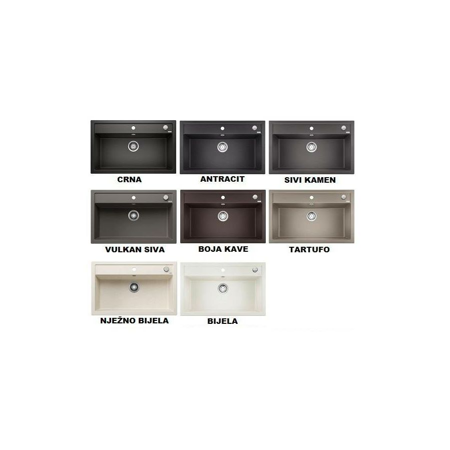 Sudoper BLANCO DALAGO 8 Silgranit