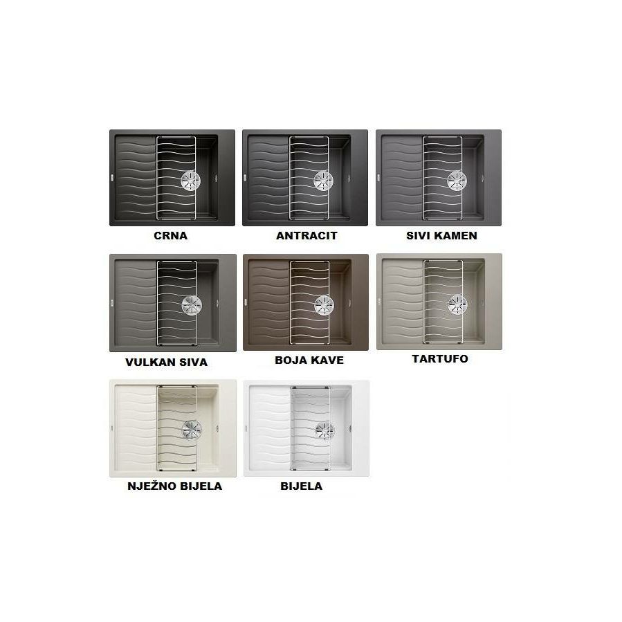 Sudoper Blanco Elon 45S Silgranit InFino bez dalj.