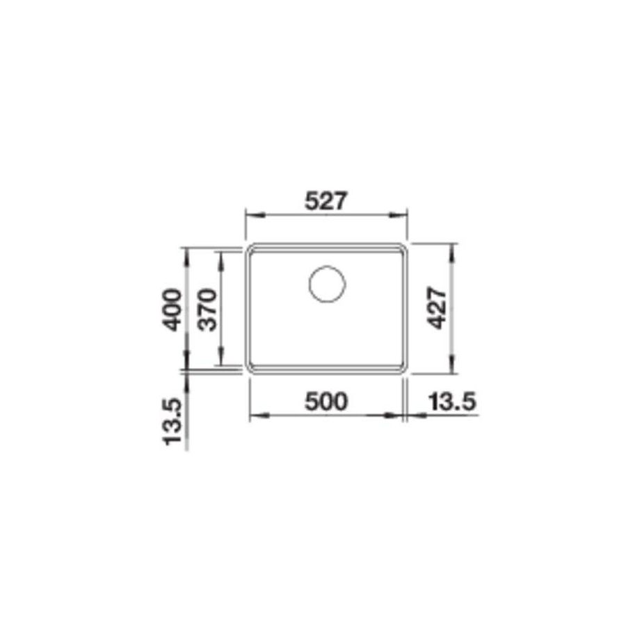 Sudoper Blanco Etagon 500-F pribor bez dalj.