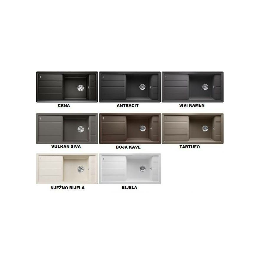 Sudoper Blanco Faron XL 6S Silgranit bez dalj.