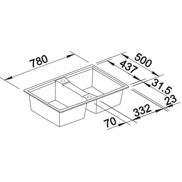 Sudoper Blanco Lexa 8 InFino sa daljinskim