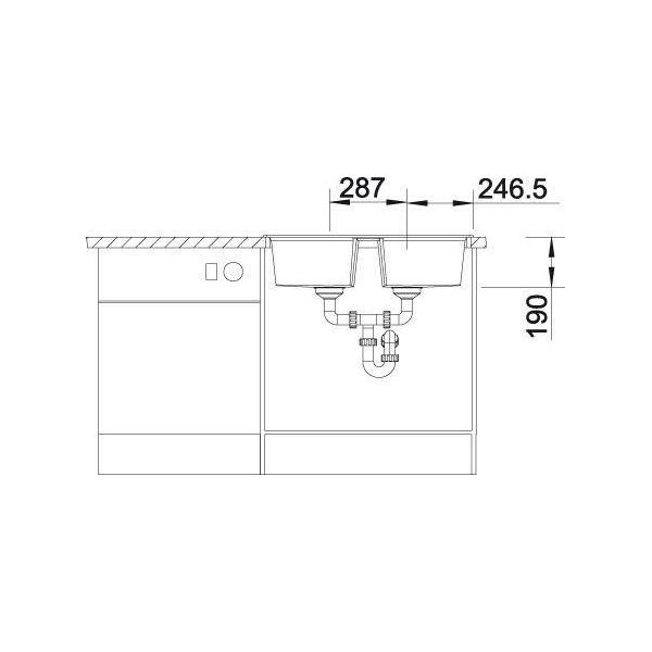 Sudoper Blanco Lexa 8 InFino sa daljinskim
