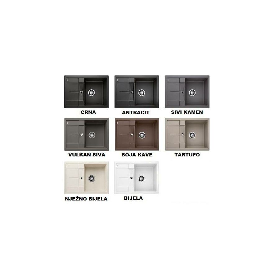 Sudoper BLANCO METRA 45S Compact Silgranit + daljinski