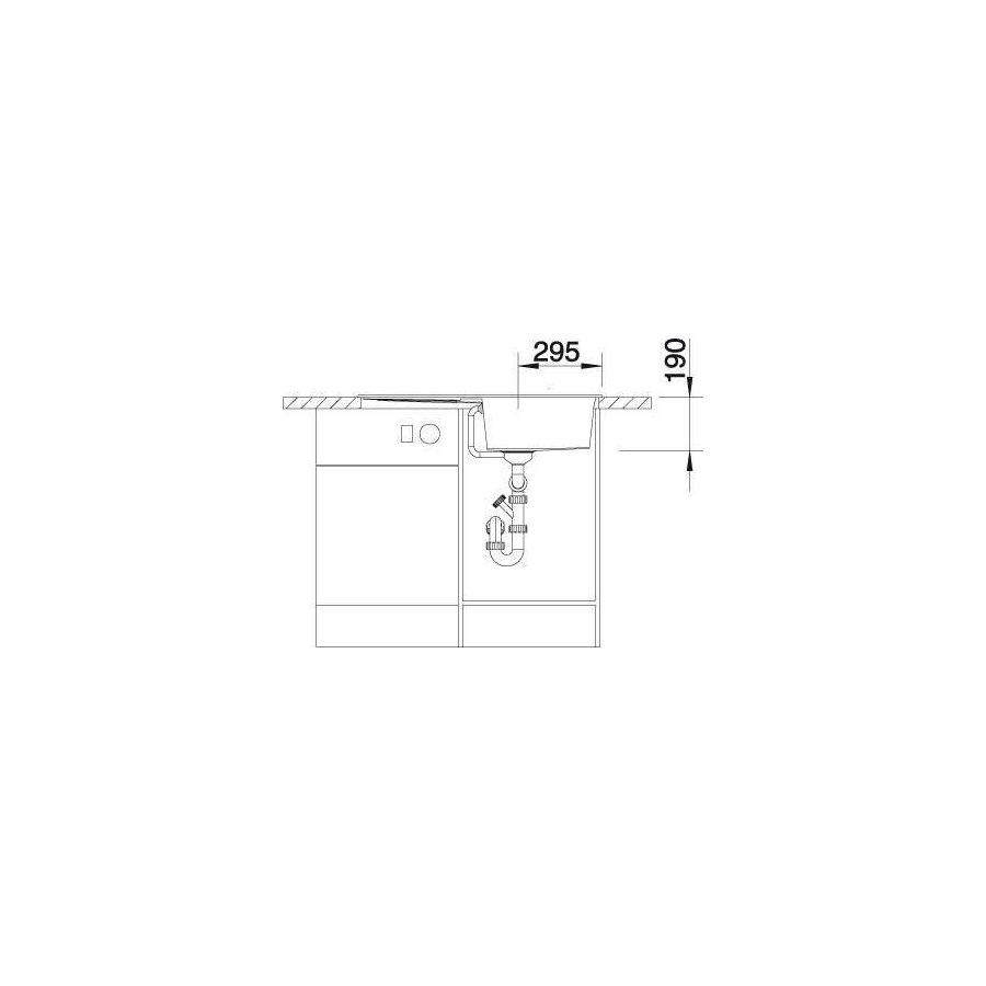 Sudoper Blanco Metra 5S bez dalj.