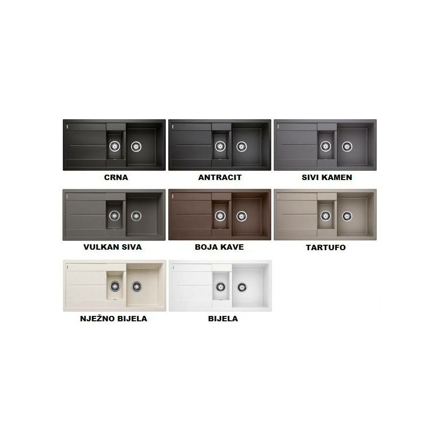 Sudoper BLANCO METRA 6S Silgranit + pribor