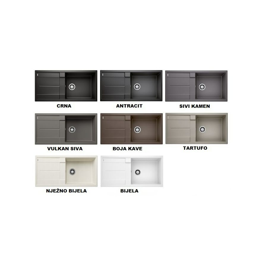 Sudoper Blanco Metra XL 6S bez dalj.