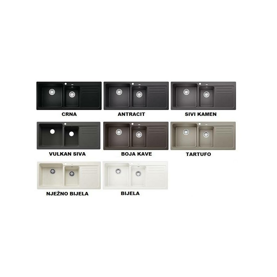 Sudoper BLANCO NAYA 8S - silgranit