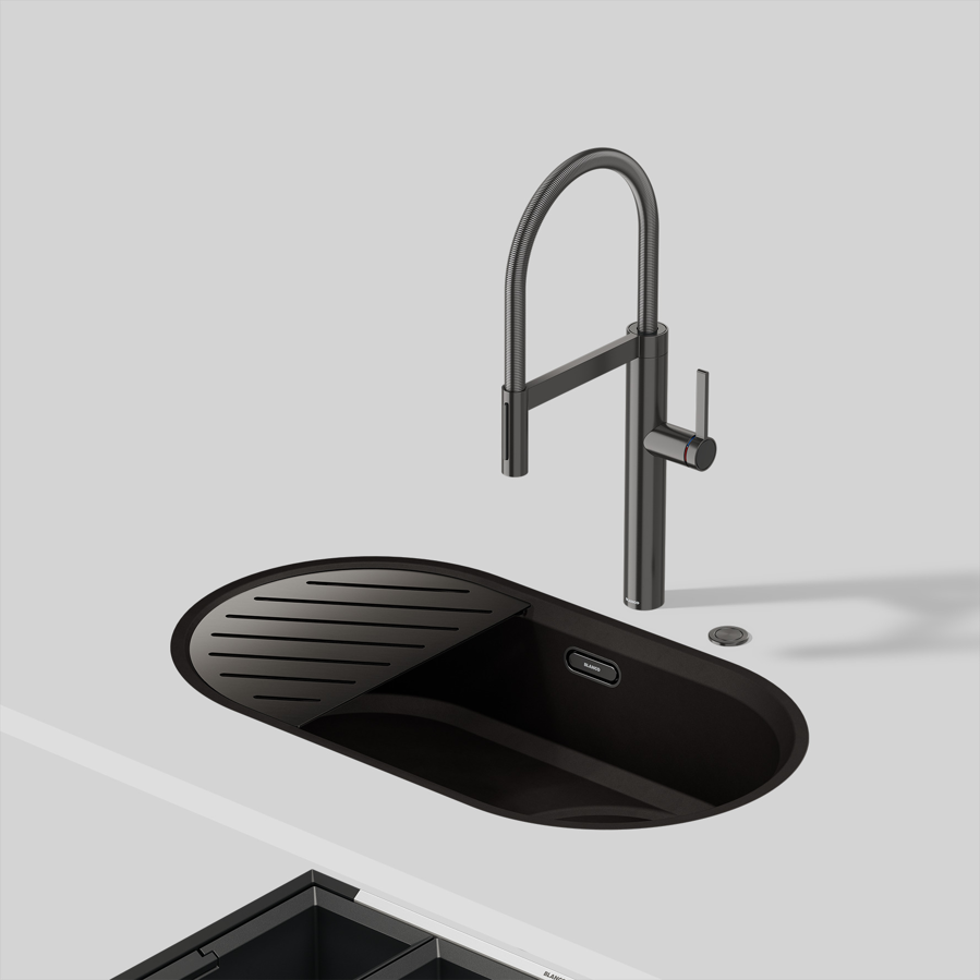 Sudoper Blanco Oovalon 700-IF InFino CapFlow bez sifona 527991