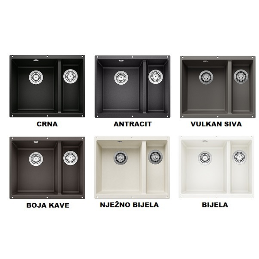 Sudoper Blanco Rotan 340/160-U bez dalj.